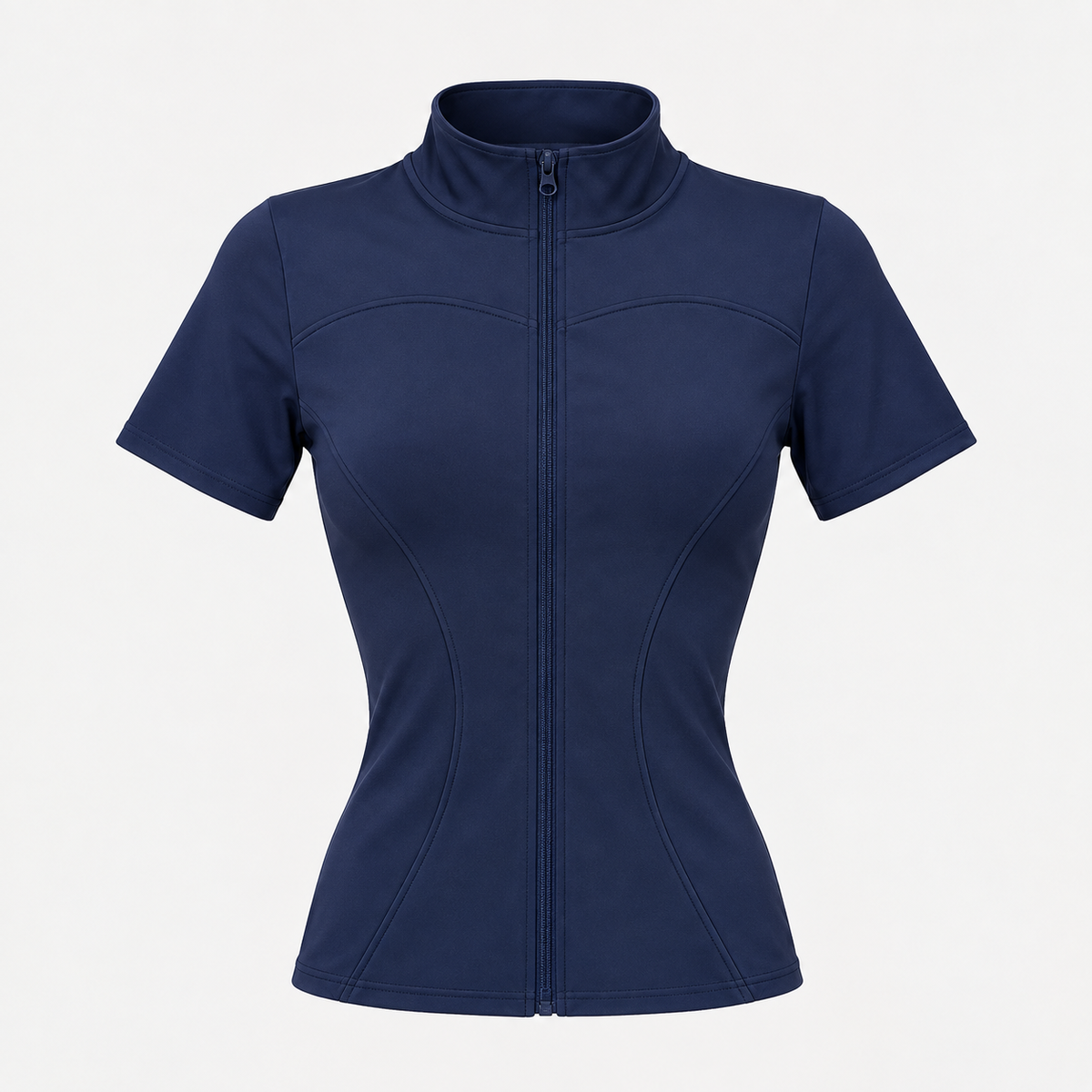 T-Shirt Zippé Sculptant