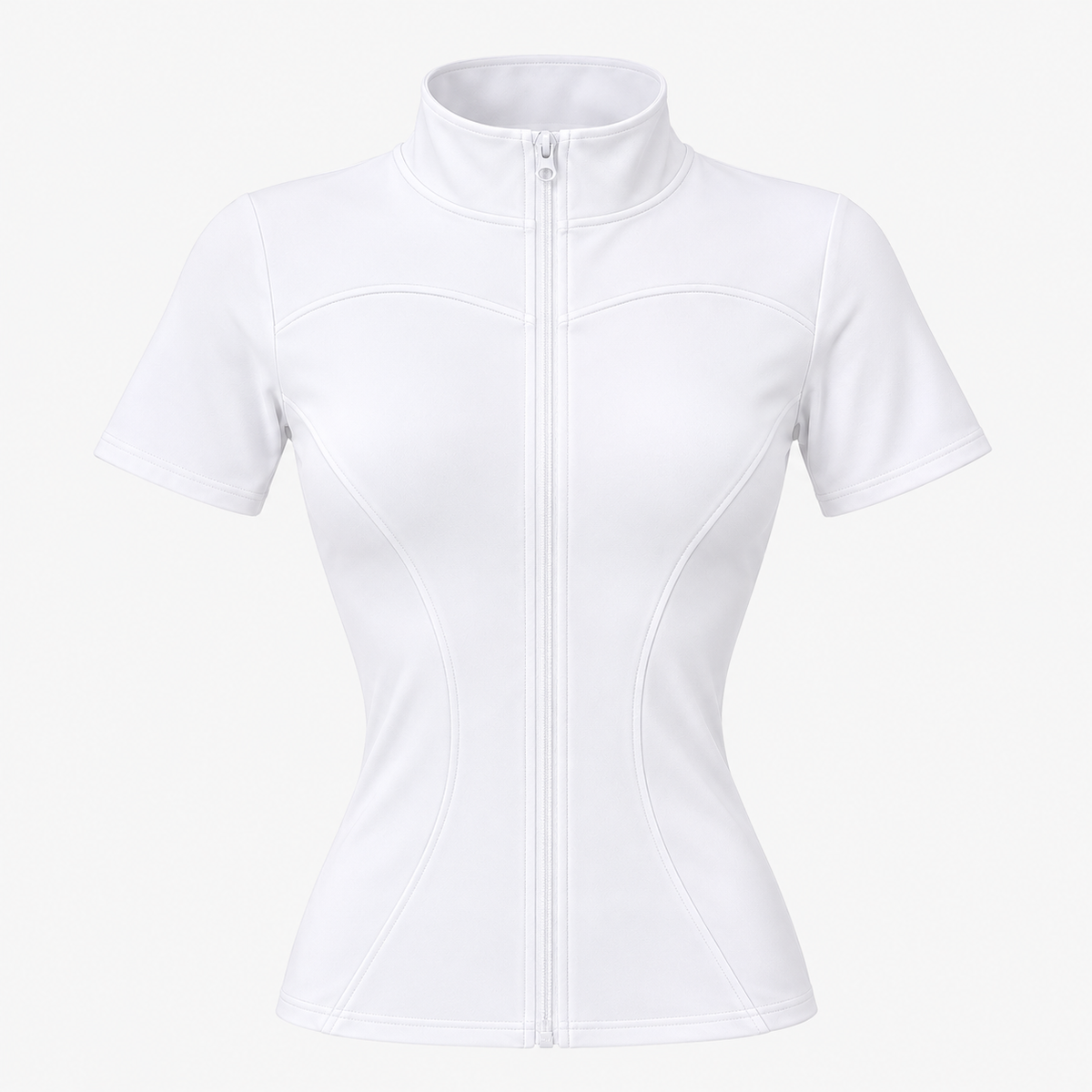 T-Shirt Zippé Sculptant