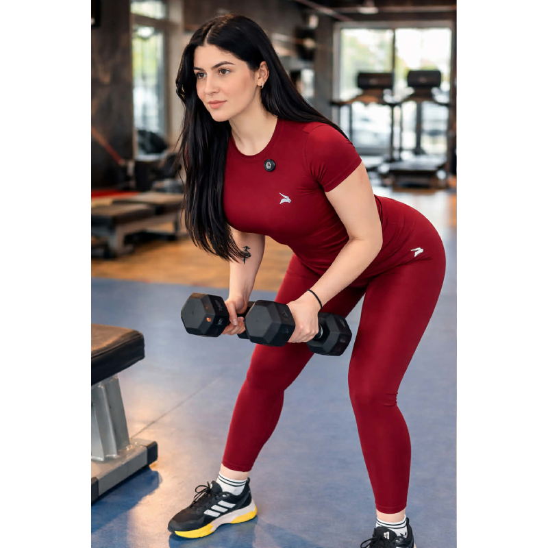 Set Femme GYMLYNX – t shirt & Legging - Rouge
