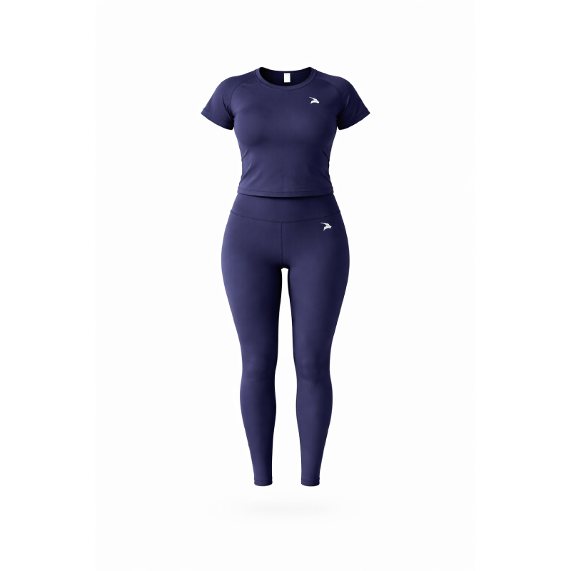 Set Femme GYMLYNX – t shirt & Legging - Bleu