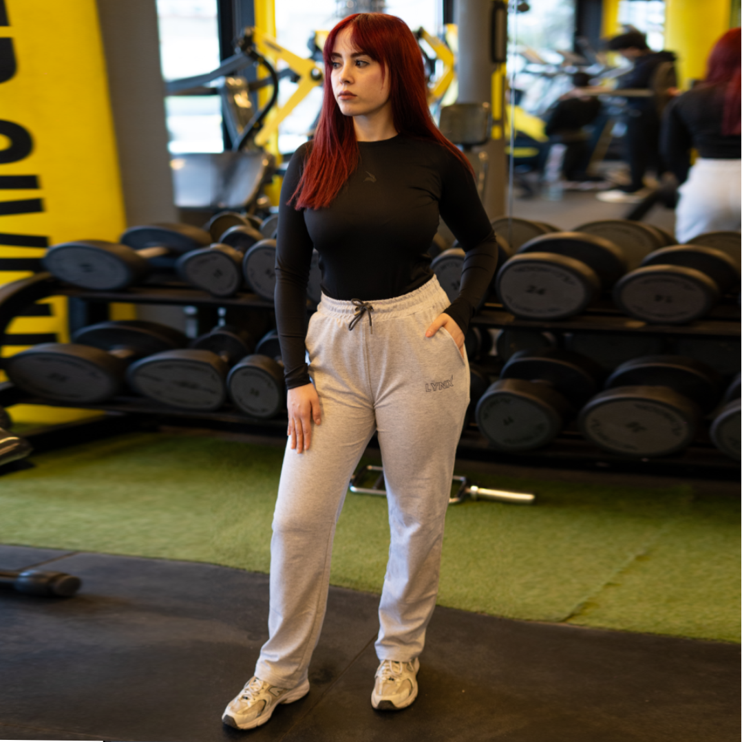 Shirt de Compression Manches Longues Unisexe GYMLYNX – Noir
