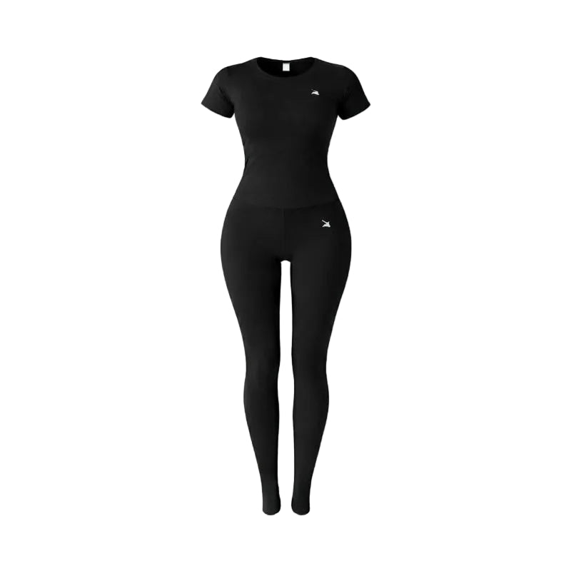 Set Femme GYMLYNX – t shirt & Legging - Noir